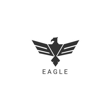Eagle logo vector design illustration