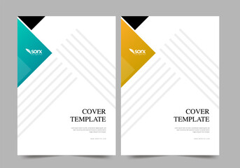 Brochure or template, annual report cover design background