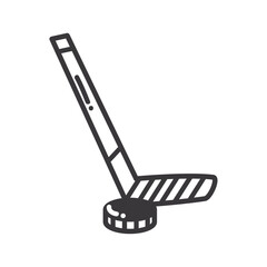 hockey sports doodle
