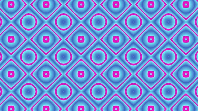 Unique kaleidoscope colorful design. Abstract kaleidoscopic color background.kaleidoscope with symmetrical repeating patterns. Seamless looping animation.