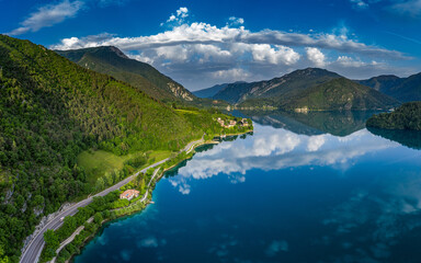 Naklejka na ściany i meble Peaceful Paradise at Lake Ledro