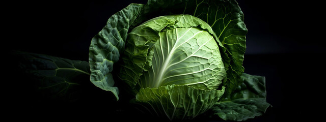 Obraz premium cabbage, vegetable, food, agriculture, leaf, garden, plant, organic, leaves, vegetables, fresh, healthy, nature, raw, vegetarian, salad, farm, diet, head, gardening, isolated, field, eating, green, le