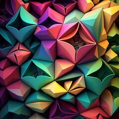 Abstract Geometric Background