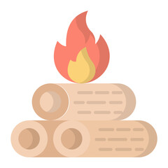 Bonfire Flat Icon