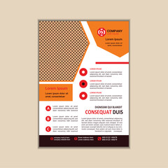 Modern Multipurpose Flyer Template - Fully Editable and Print Ready, A4 Size With Bleed.