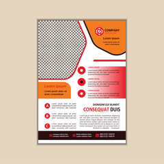 Modern Multipurpose Flyer Template - Fully Editable and Print Ready, A4 Size With Bleed.