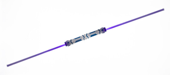 laser space sword isolated on white background