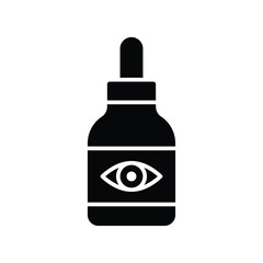 eye drops icon vector design template in white background