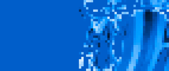 Abstract colorful pixel background. Pixels textured banner. Old video games style. Psychedelic pixel art illustration. Multicolored mosaic design. Vibrant colored pixelated Image. Mosaic style.