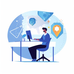 "Fun and Friendly IT Security Illustrations" - Who says IT security has to be dry and boring? Our fun and friendly illustrations will help you make your materials more engaging and memorable. Each ill