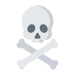 Skull Flat Icon