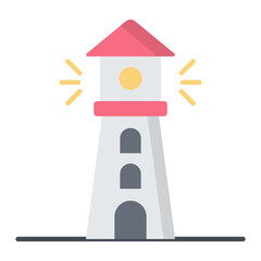 Light House Flat Icon