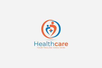 HealthCare Logo Design. suitable for your health care company or hospital