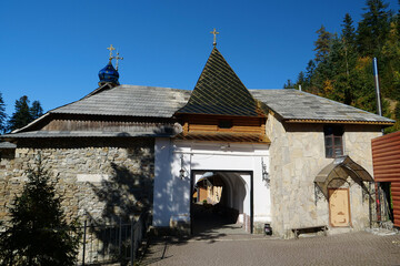 Manyava Skete of Exaltation of Holy Cross in Carpathian mountains, Ukraine