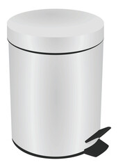 Home recycle bin. vector illustration