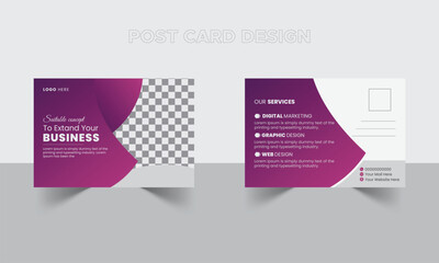 Corporate Business Post card Design