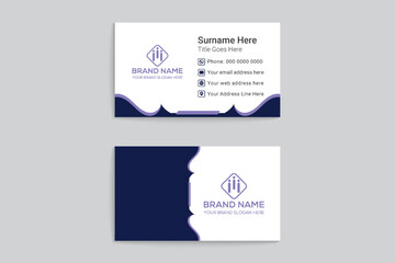 Elegant lawyer business card design