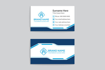 Modern real estate business card design