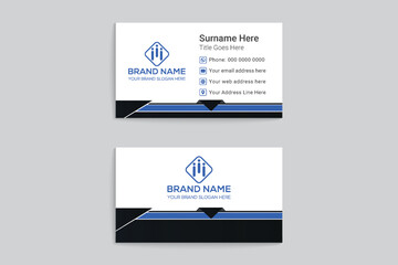 Clean medical business card design