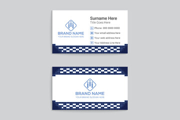 Medical business card template design