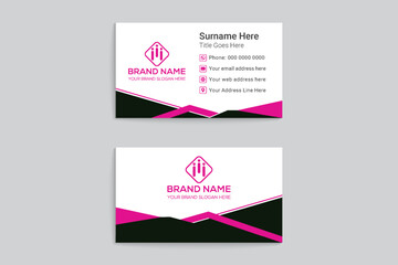Medical business card template design