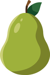  realistic pear fruit illustration png