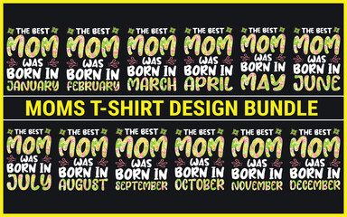 Mom t shirt design Bundle, Mother day t shirt design