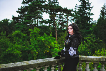 Yennefer of Vengerberg cosplay from The Witcher 3