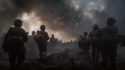 A fictional person, Battlefront Bravery: The Army in the Throes of War, Generative AI