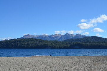 lake in the mountains, patagonia