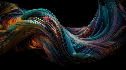 Dynamic Abstractions: A Fusion of Color and Form, Graphic Design Background, Vibrant, Fluid