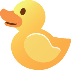 yellow rubber duck isolated