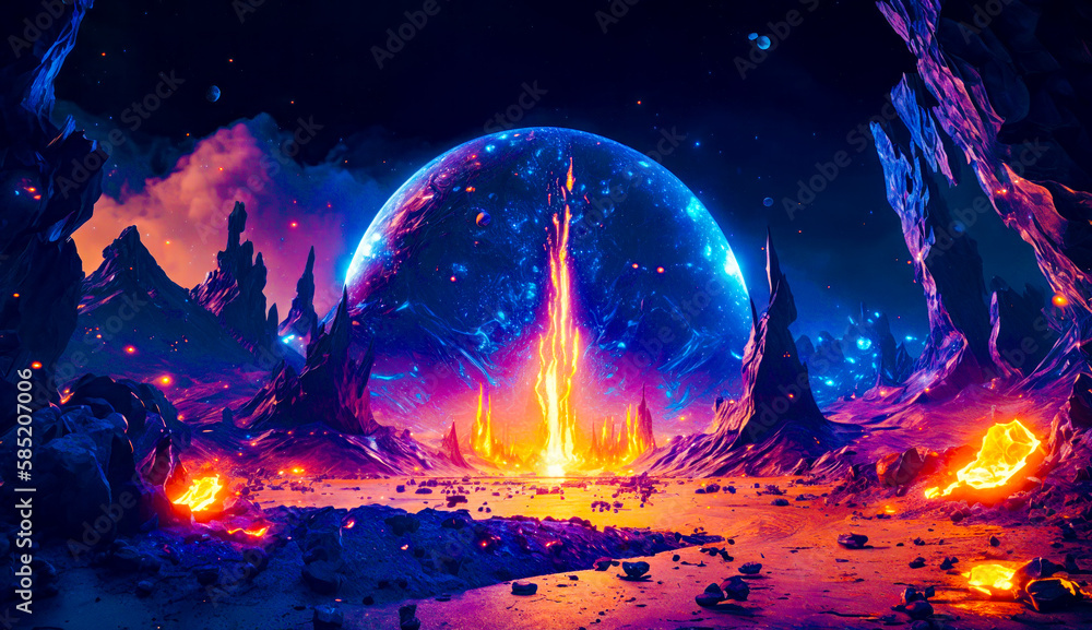 Aufkleber sci - fi fi fi fi fi fi fi fi fi fi fi fi fi. generative ai.