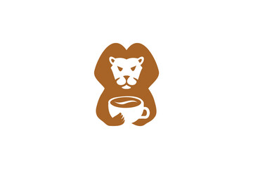 Lion coffee cup