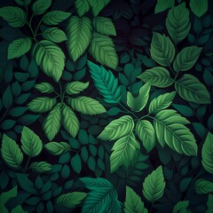 Pattern with Leaves