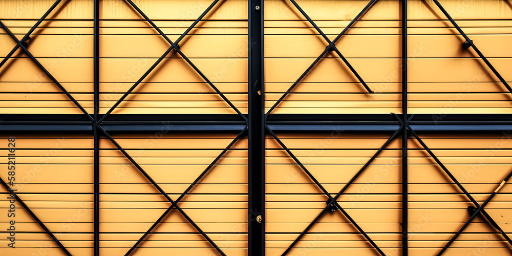 Poster a vibrant yellow background featuring subtle texture is featured - generative ai.