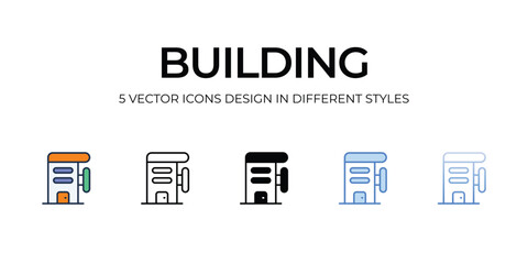 Building icon. Suitable for Web Page, Mobile App, UI, UX and GUI design.