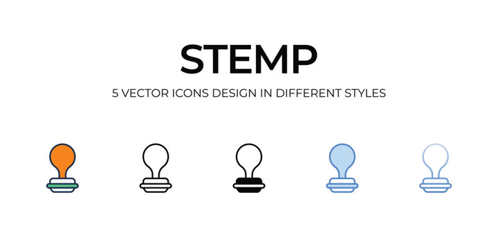 Stemp icon. Suitable for Web Page, Mobile App, UI, UX and GUI design.