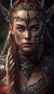 Valkyrie woman warrior fantasy
