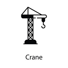 Crane icon. Suitable for Web Page, Mobile App, UI, UX and GUI design.