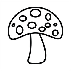 mushroom icon vector design template