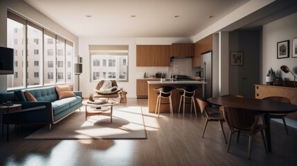 Luxury Apartment Mockup Illustration