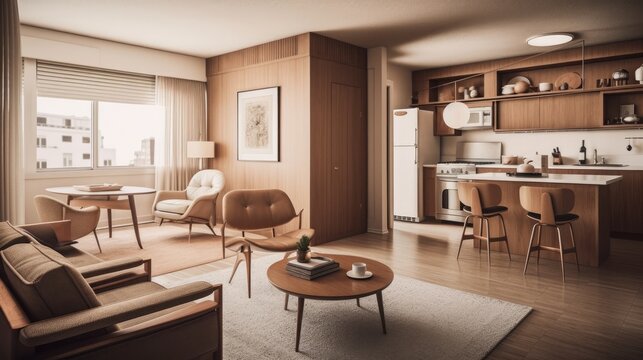 Luxury Apartment Mockup Illustration