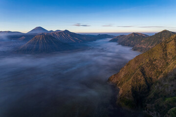 sunrise over mount Bromo, east java