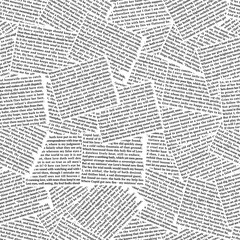Seamless pattern has been made from sonnets by William Shakespeare. Newspaper print style illustration for textile, wallpaper, wrapping