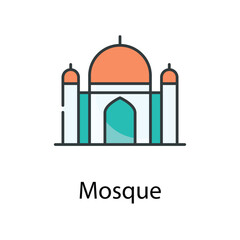 Mosque icon. Suitable for Web Page, Mobile App, UI, UX and GUI design.
