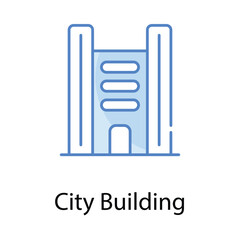 City Building icon. Suitable for Web Page, Mobile App, UI, UX and GUI design.