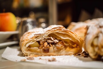 Delicious Hot Apple Strudel 