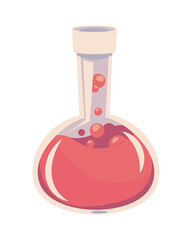 laboratory flask sample