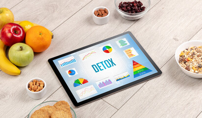 Organic food and tablet pc